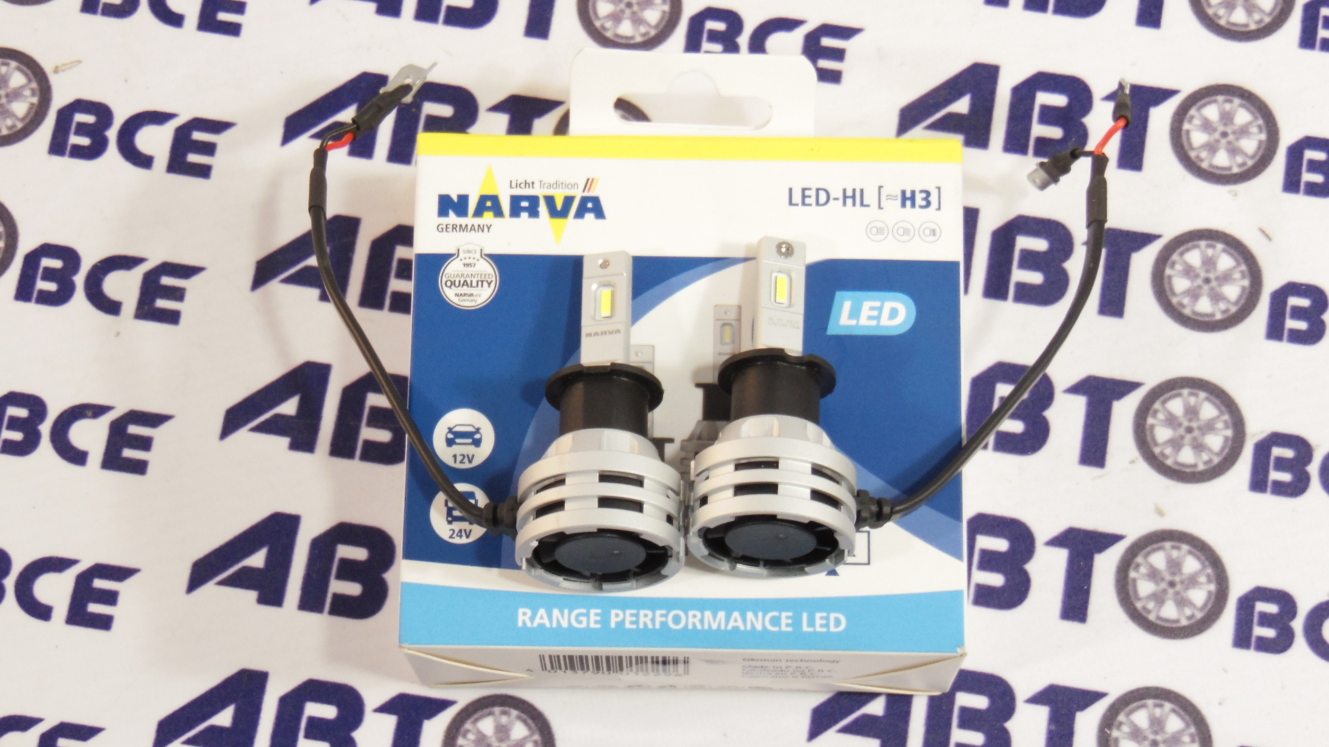 Лампа фары LED - диодная H3 6500K Range Perfomance NARVA